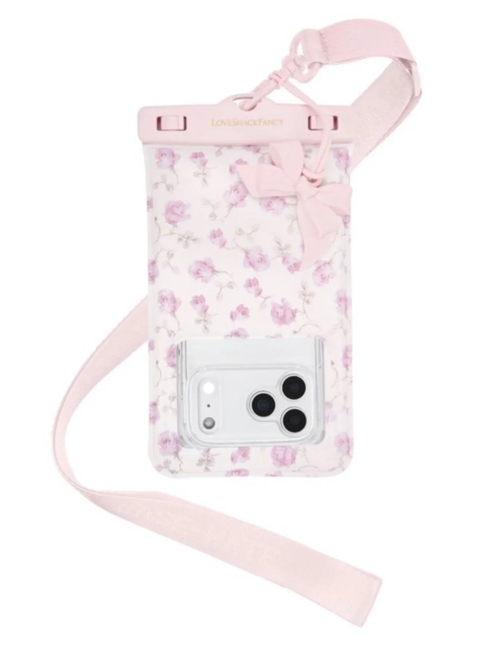 Sterling Dusk LoveShackFancy Waterproof Phone Pouch